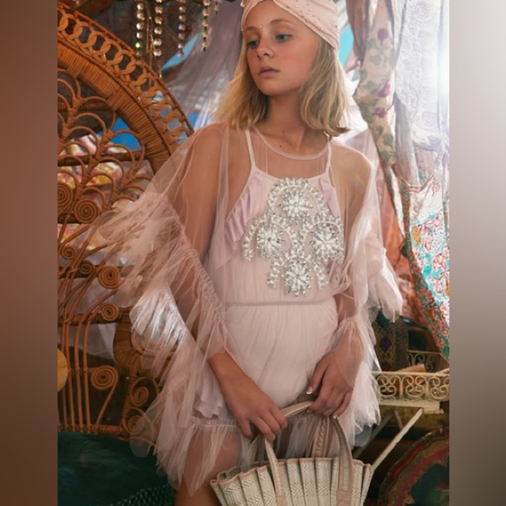 Karma Tulle Beach Kaftan